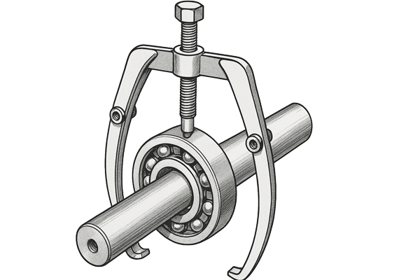Disassembly of ball bearings