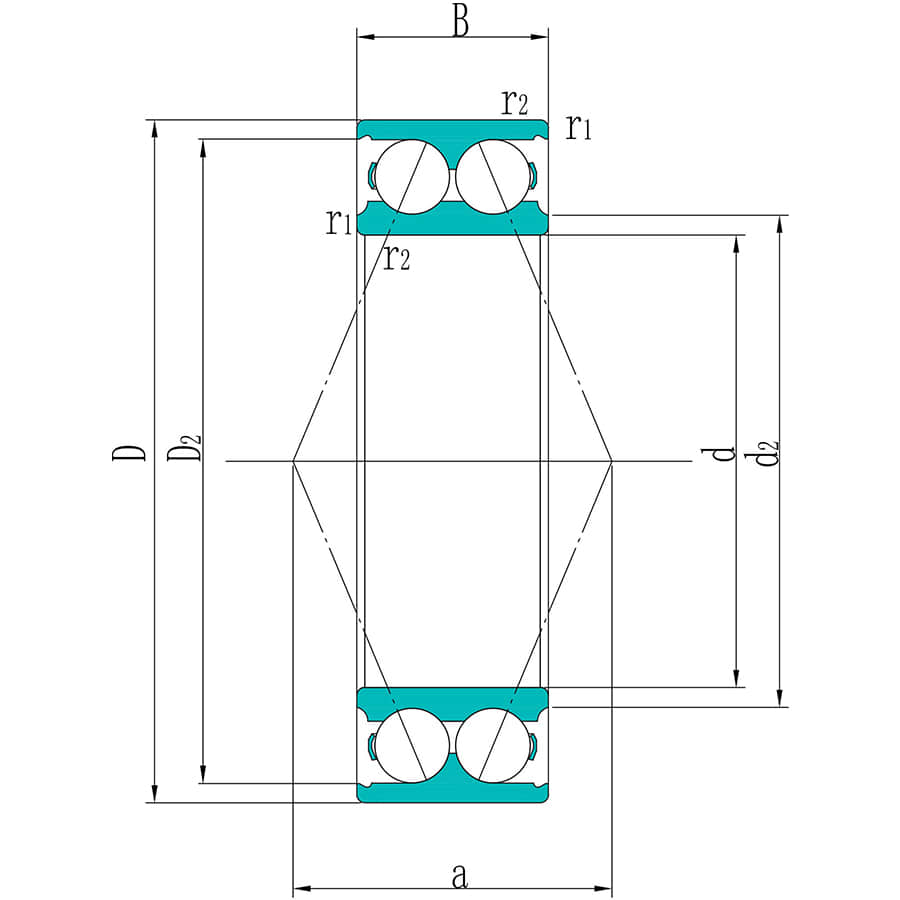 Standard Angular Contact Ball Bearing