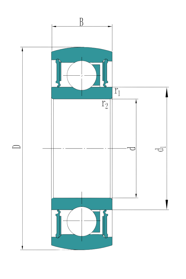 Insert bearings with a standard inner ring, metric shafts